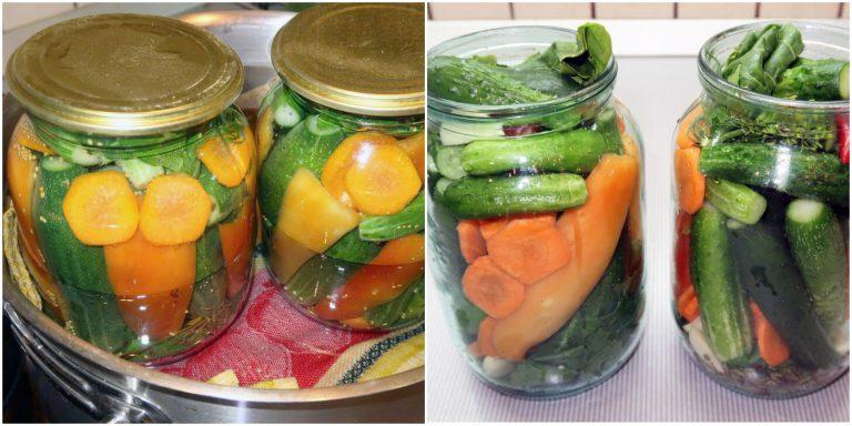 Мариновані огірки з болгарським перцем