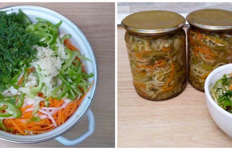 Салат з кабачків по-корейськи