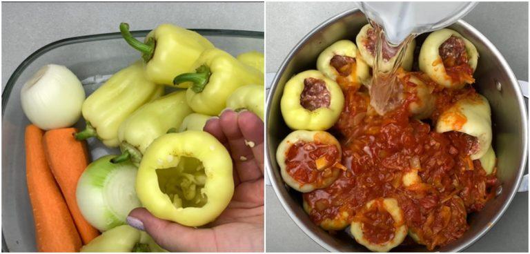Фарширований перець з рисом і м’ясом
