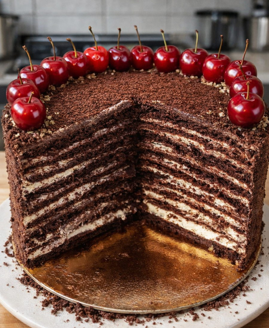 Той самий торт із дитинства! Шоколадний медовик, який ви просто повинні мати у своєму записничку