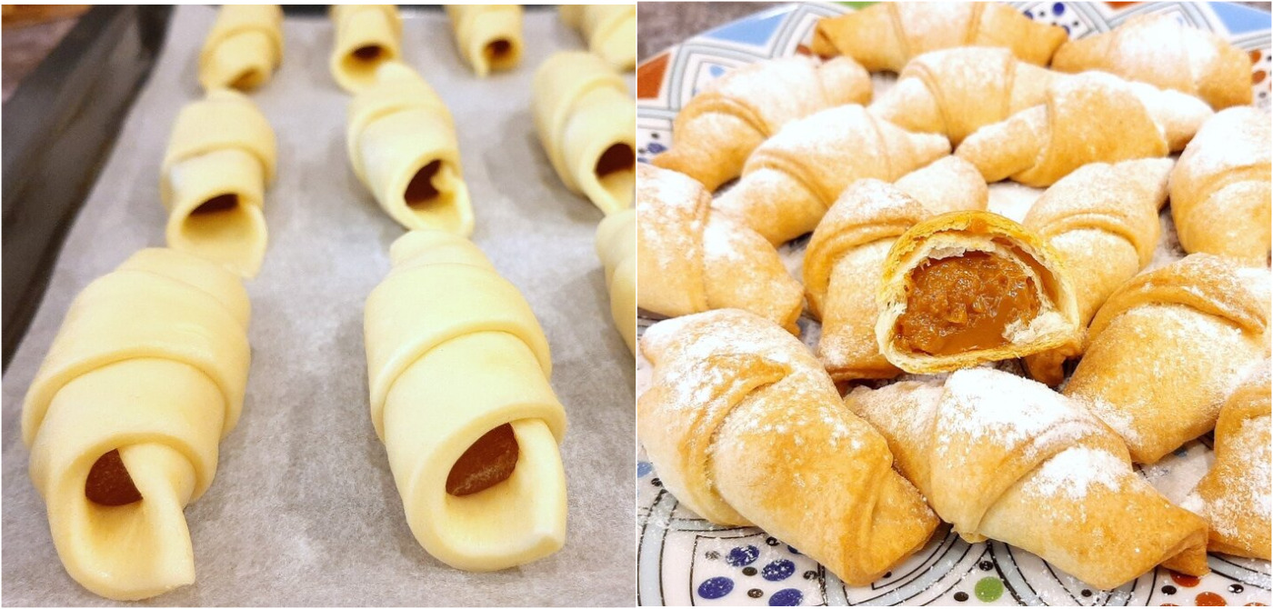 Розсипчасті, шаруваті і ніжні рогалики – “пальчики” з начинкою: смачне домашнє печиво до чаю, виходить 48 штук і розлітаються як насіння