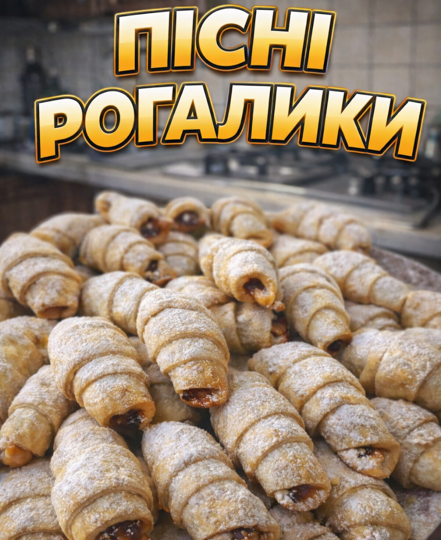 Домашні “ПІСНІ РОГАЛИКИ” до чаю: простенький, вдалий, перевірений рецепт від української господині
