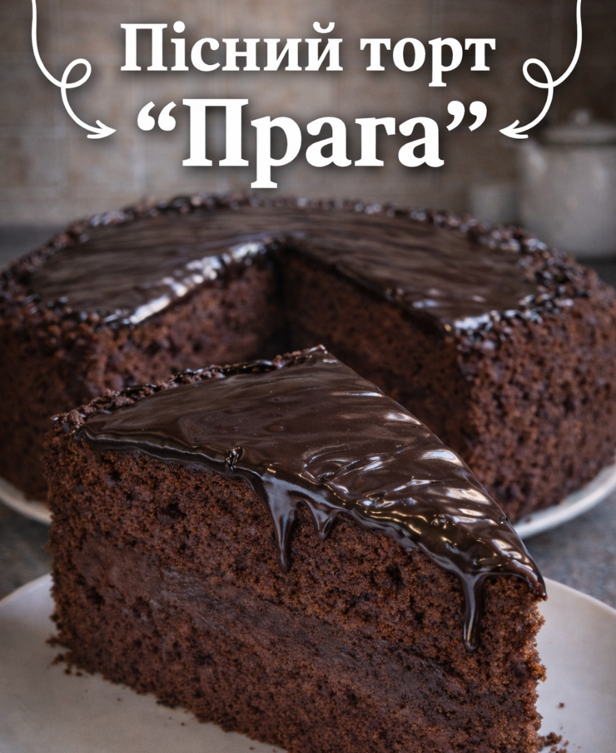 Пісний торт “Прага” до чаю – простенький, перевірений, неймовірний рецепт від української господині