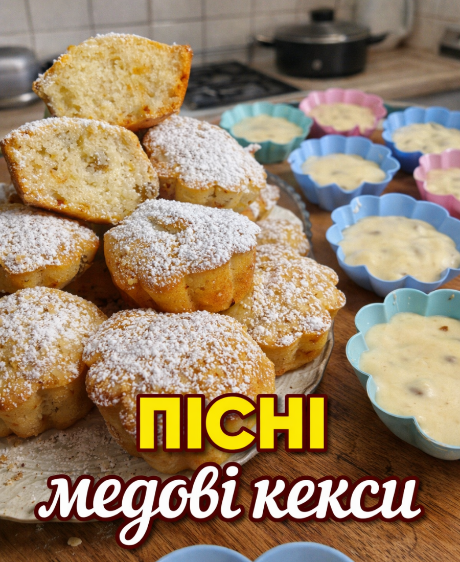 ПІСНІ медові кекси: дуже смачні, м‘якенькі – чудовий, перевірений рецепт від української господині