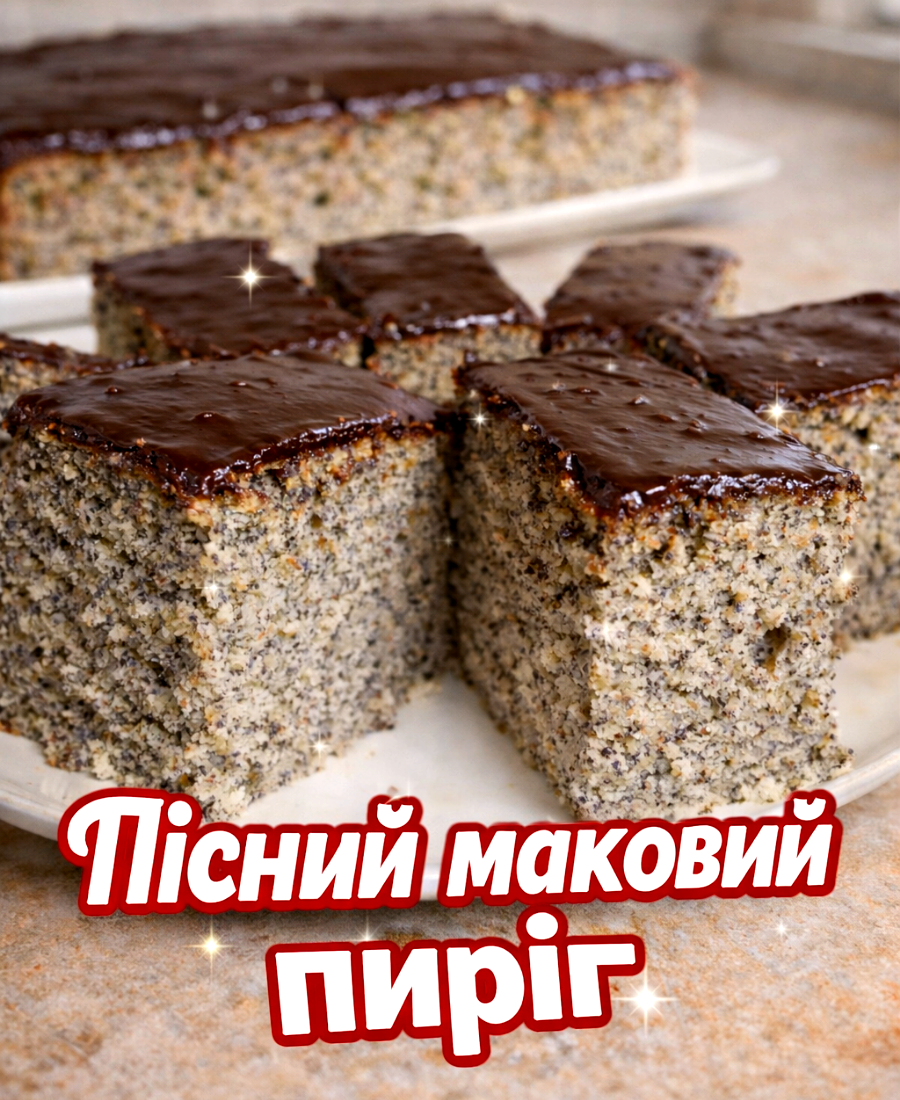 Пісний маковий пиріг за рецептом української господині: дуже простенька і бюджетна випічка – все змішали і в духовку