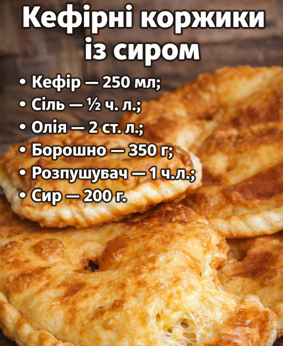 Смачніші за чебуреки! Кефірні коржики із сиром: швидкий, простий і легкий рецепт на перекус чи на сніданок
