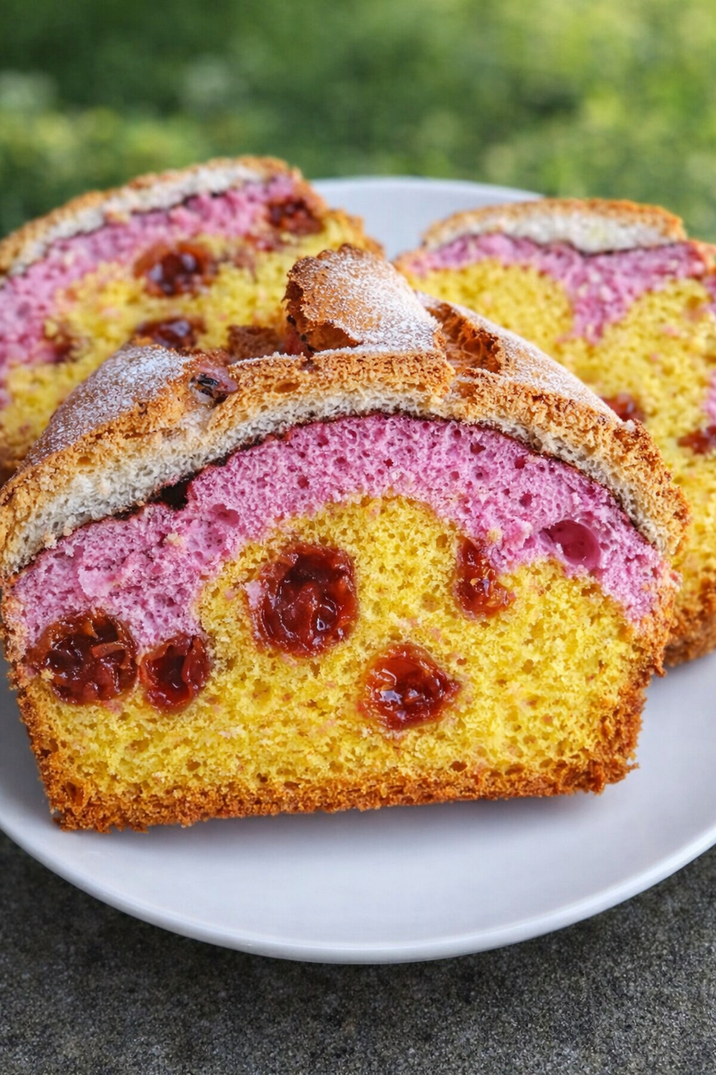 Гарний та дуже ніжний пиріг з вишнями, цікавий в розрізі та чудовий на смак, і завжди вдається