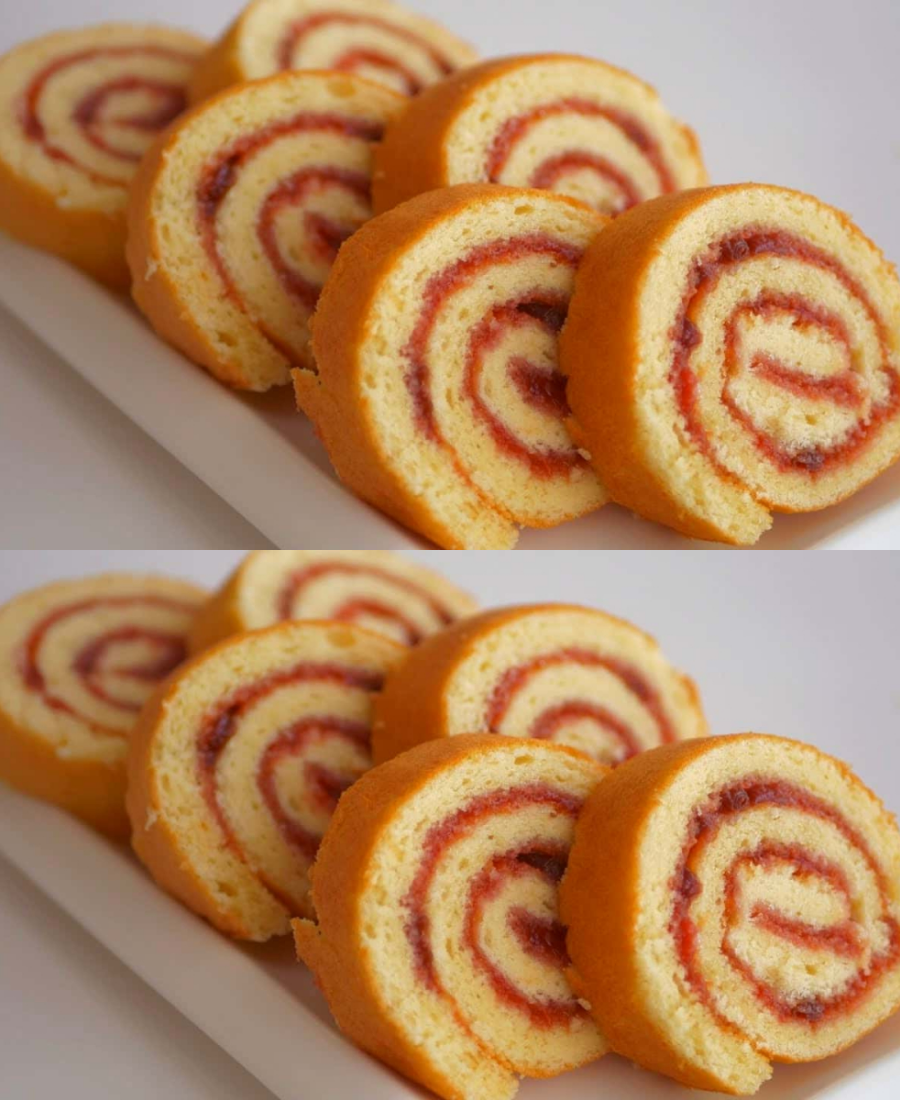 Бісквітний рулет “Ніжний” – швидкий, простий, завжди вдалий: універсальний рецепт, готую з різними начинками