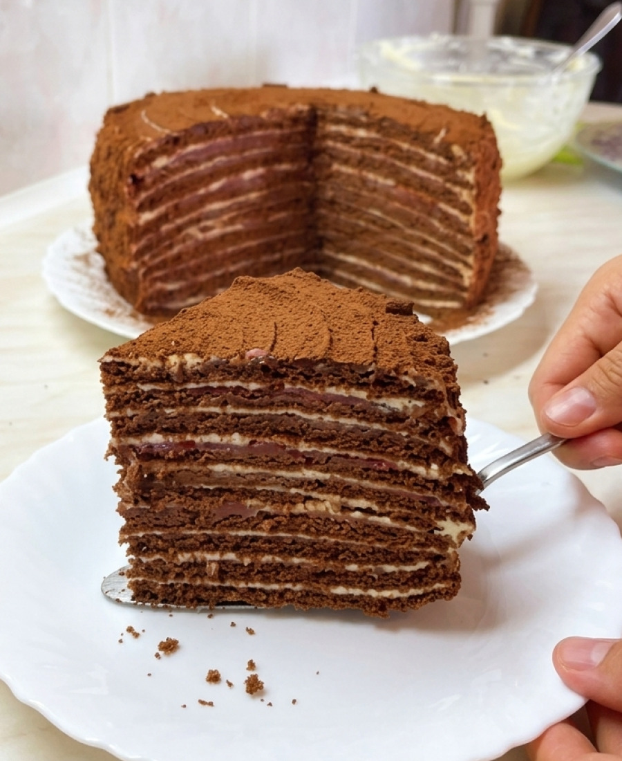 Готую шоколадний торт без міксера з доступних продуктів. З приготуванням впорається кожен