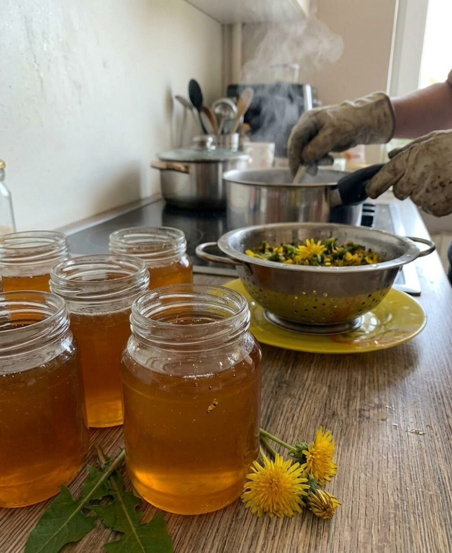 Рецепт варення і льодяників з кульбаби – покроковий рецепт з фото