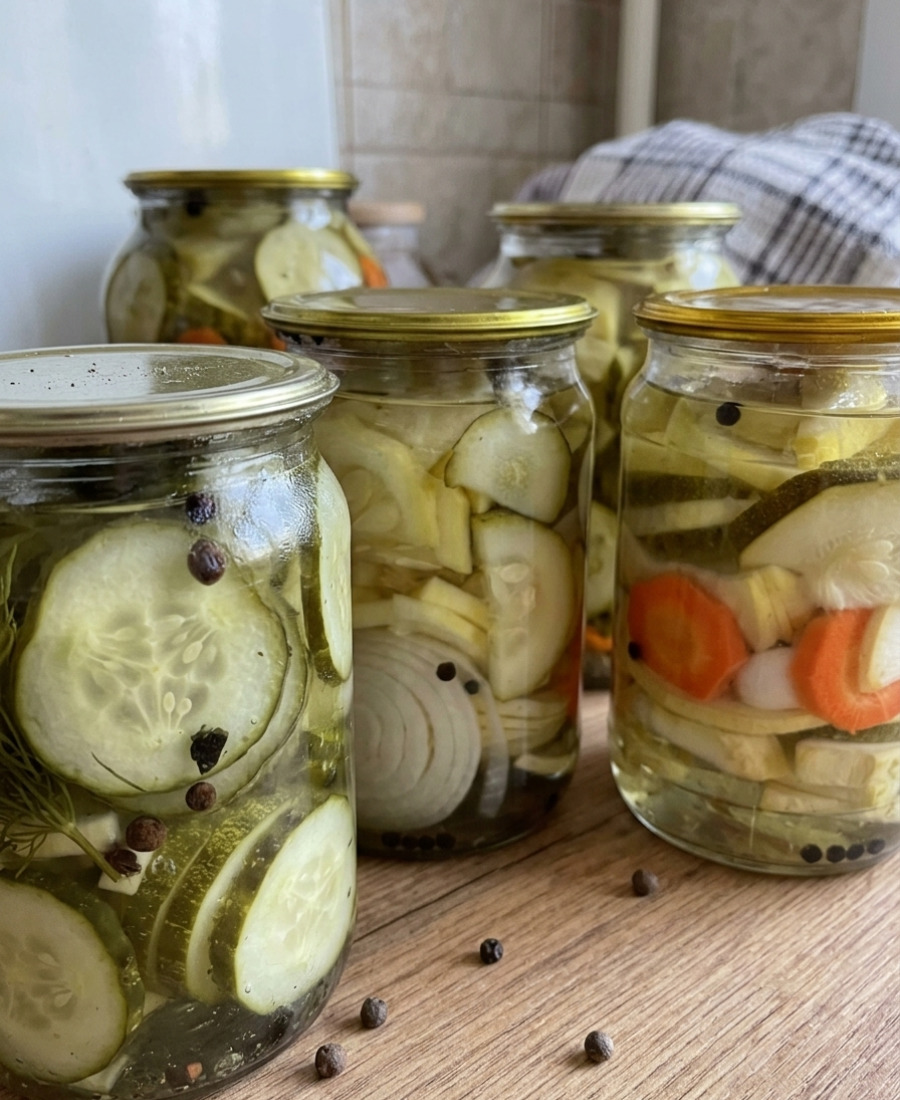 Мариновані кабачки з цибулею і морквою на зиму: ділюсь смачним рецептом моєї свекрухи (виходять ароматними і хрумкими)